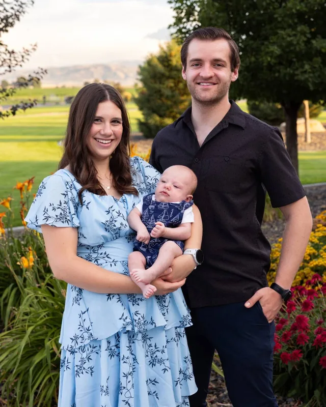 Spencer Hepworth with family in Utah